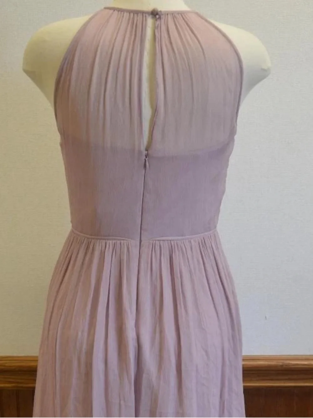 NWT J. Crew Megan Long Dress in Silk Chiffon in Dusty Thristle size 2
